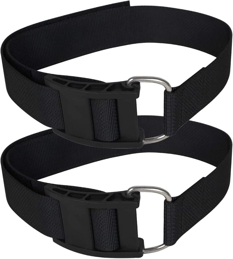 JUSTOOP Store Scuba Diving BCD Tank Band, Adjustable and Durable Dive Tank Strap with Cam Buckles and Non-Slip Pads for Underwater Diving, 2 Pack - Image 1